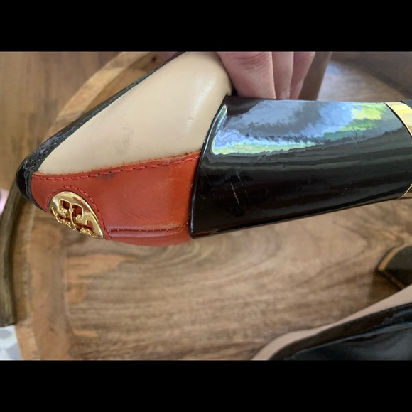 Amazing Tory Burch Peep Toe Block Heels - Picture 12 of 14